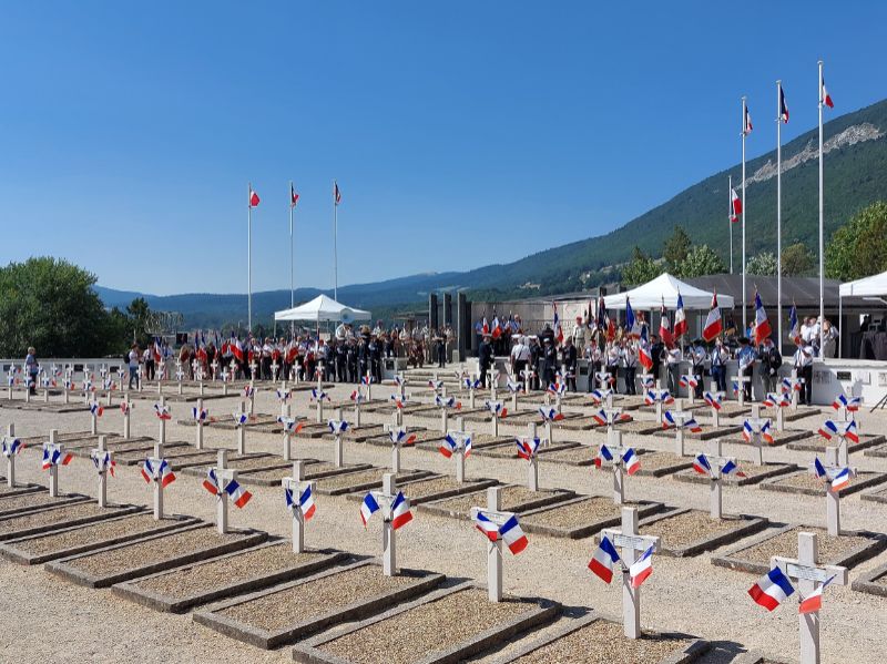 Nécropole de la Résistance de Vassieux en Vercors